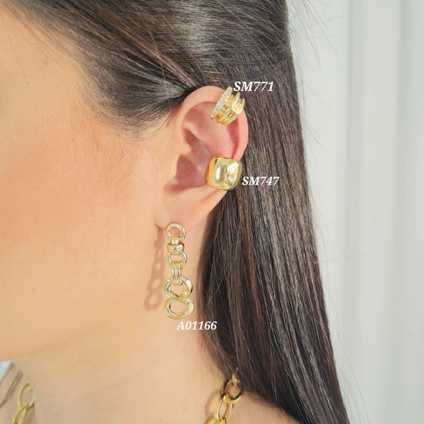 Earcuffs/ Arete círculos consecutivos