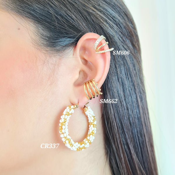 Earcuffs / candonga tejida