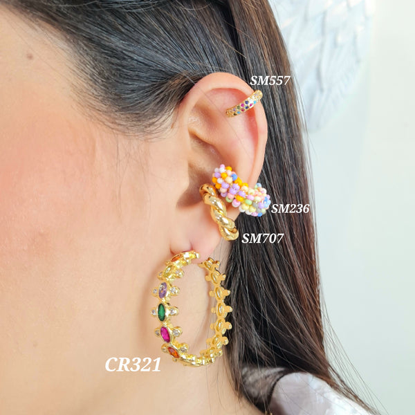 Earcuffs / candonga multicolor