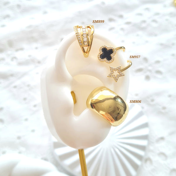 Earcuffs con zircones