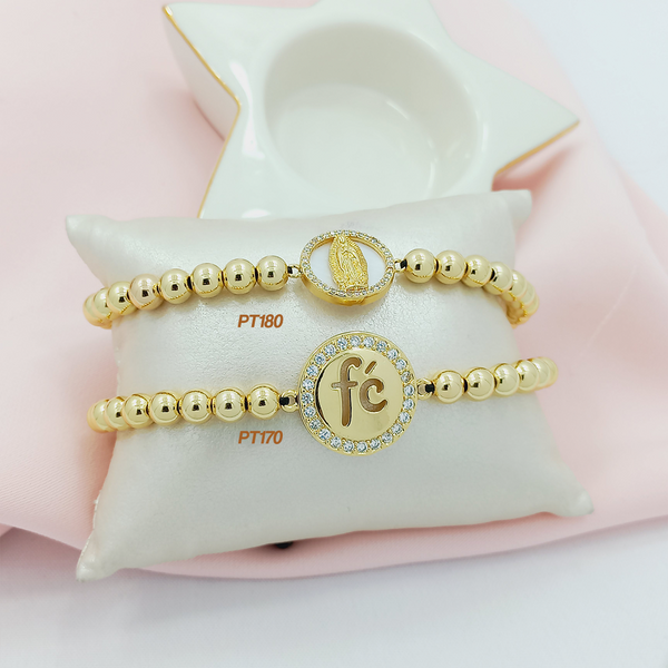 Pulsera virgen / Pulsera "Fé"