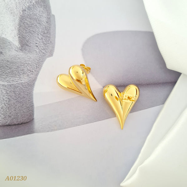 Arete corazón A01230