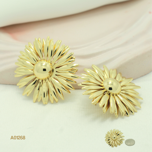 Arete flor mediano A01268