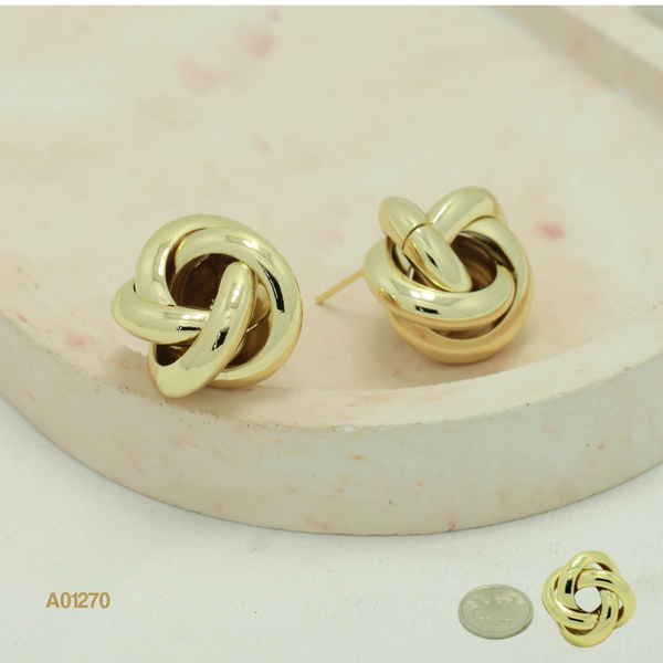 Aretes nudo mediano A01270