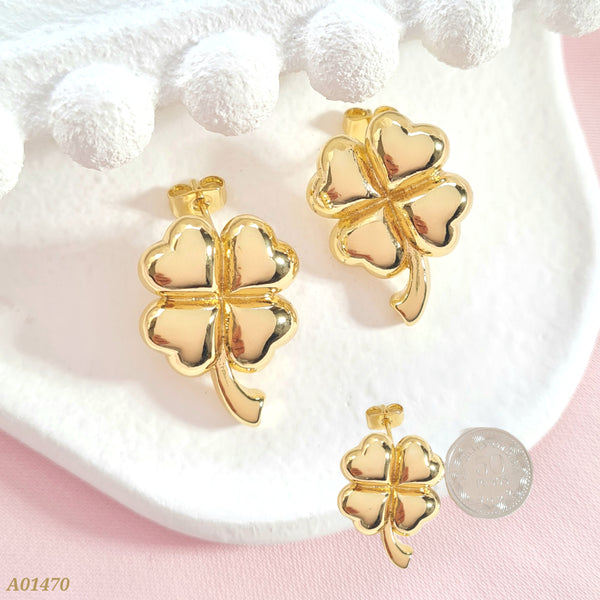 Arete rodio trébol A01470