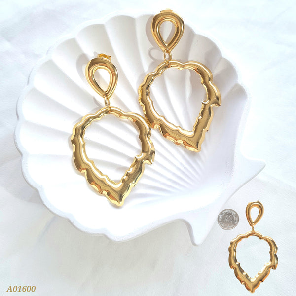 Arete doble silueta A01600