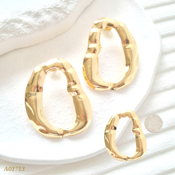 Arete ovalo irregular A01713