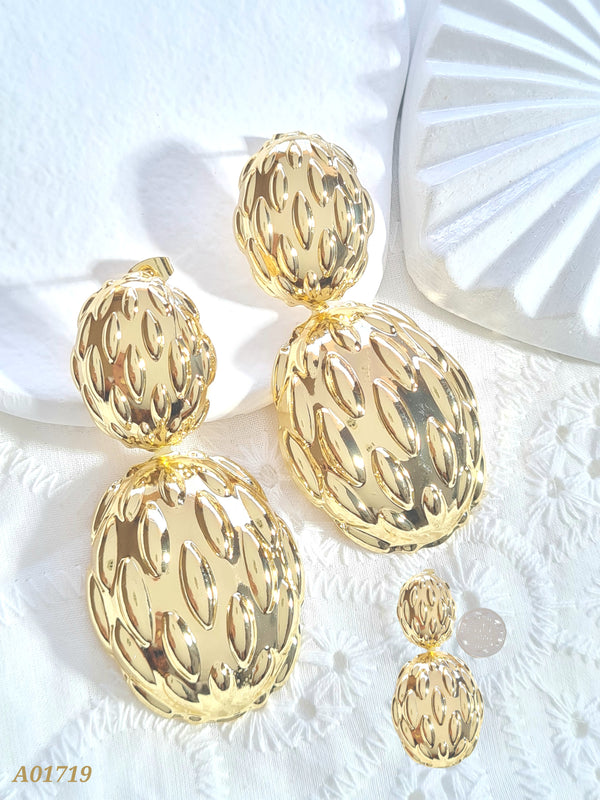 Arete ovalo doble A01719