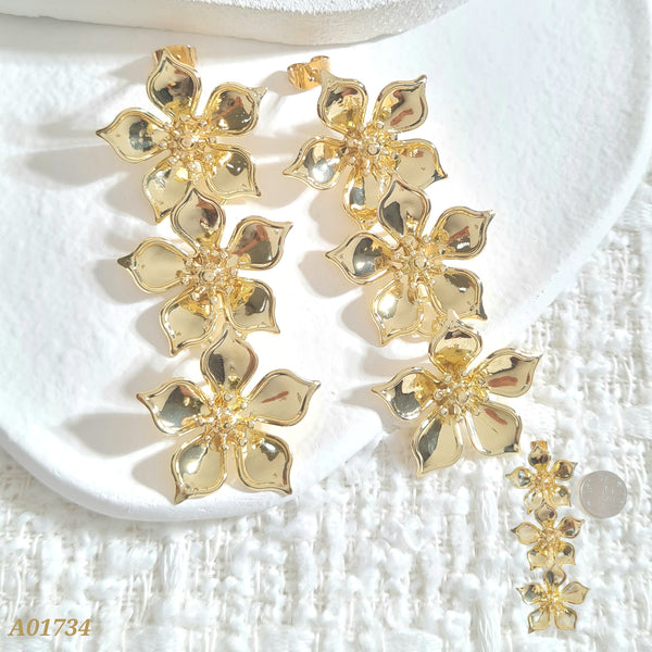 Arete flor A01734