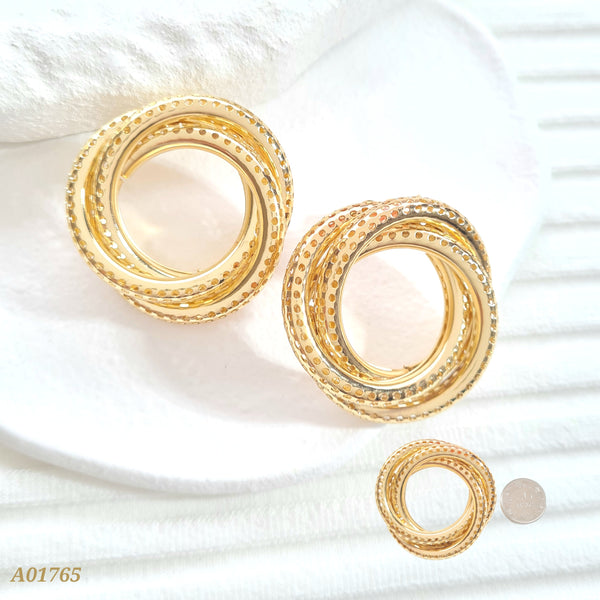 Arete círculos cruzados textura A01765