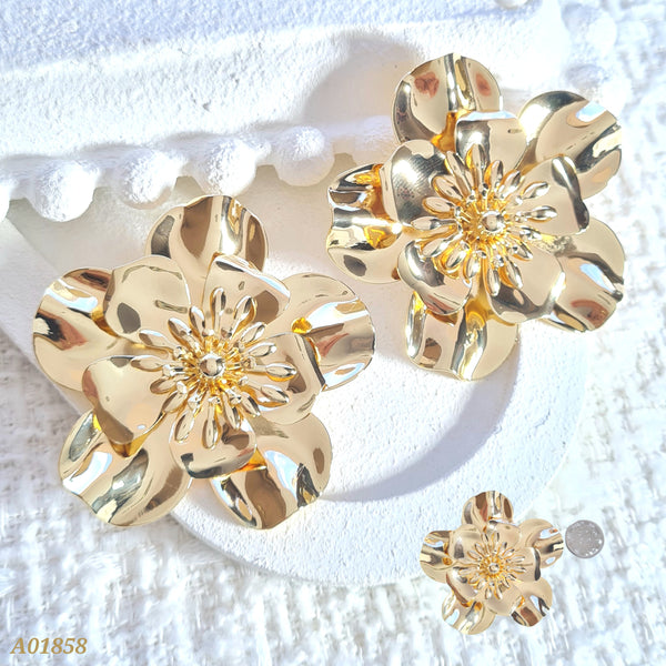 Arete flor grande A01858