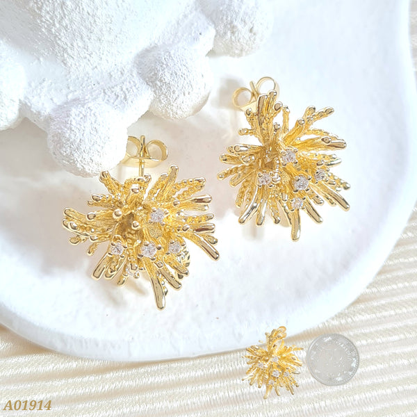 Arete coral grande A01914