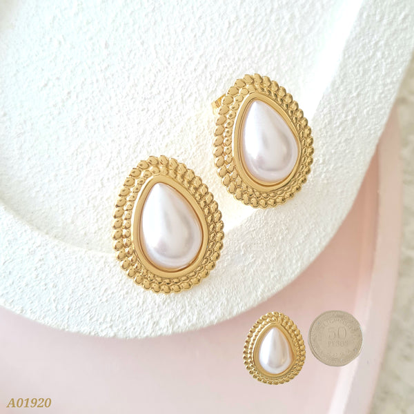 Arete gota en nácar A01920