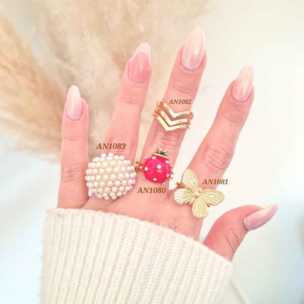 Anillos figuras lisos AN1083