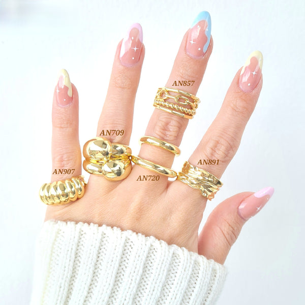 Anillos chunkys