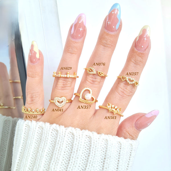 Anillos delgados con zircones