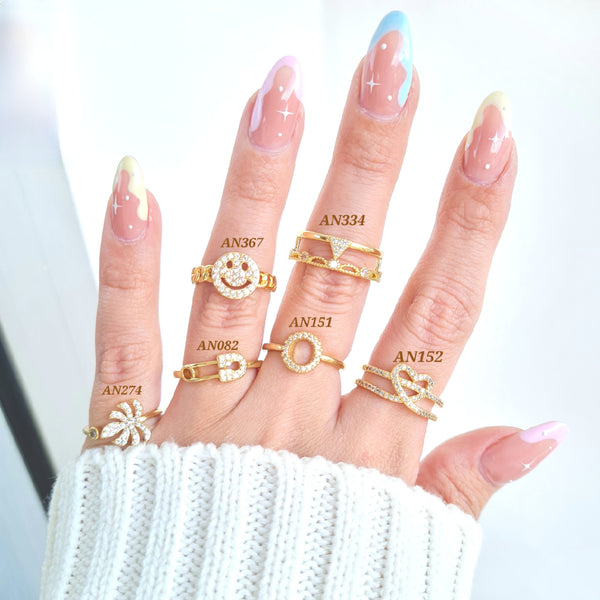 Anillos delgados con zircones