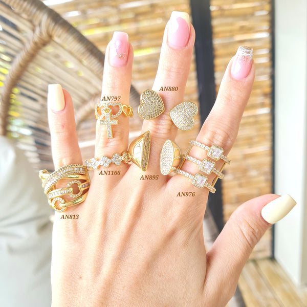 Anillos chunky