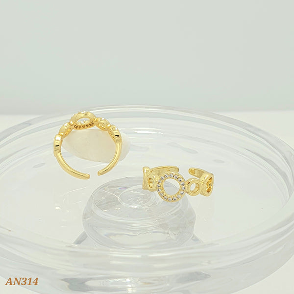 Anillo círculos AN314