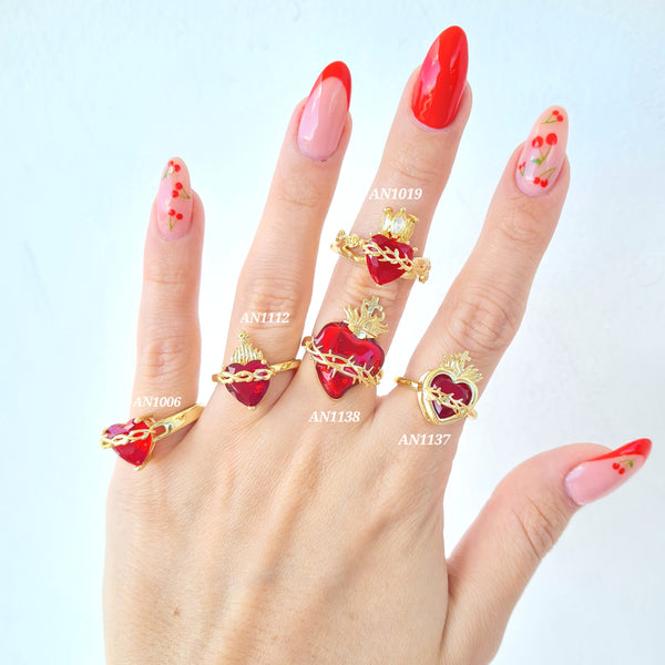 Anillos sagrado corazón (cada uno)