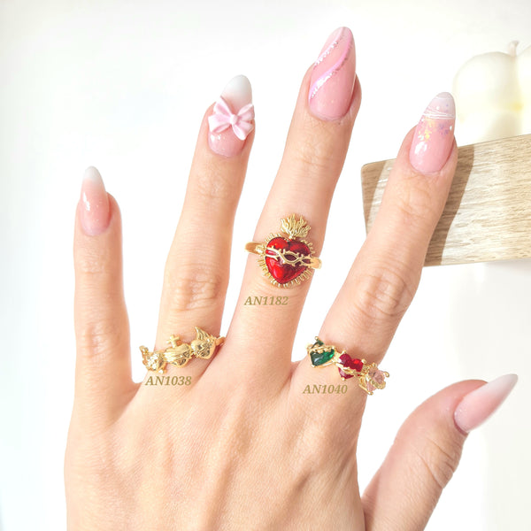Anillos sagrado corazón