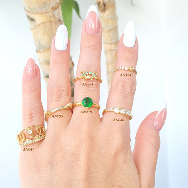 Anillos delgados con zircones