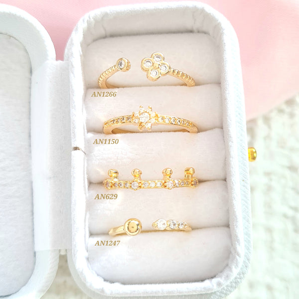 Anillos delgados con zircones