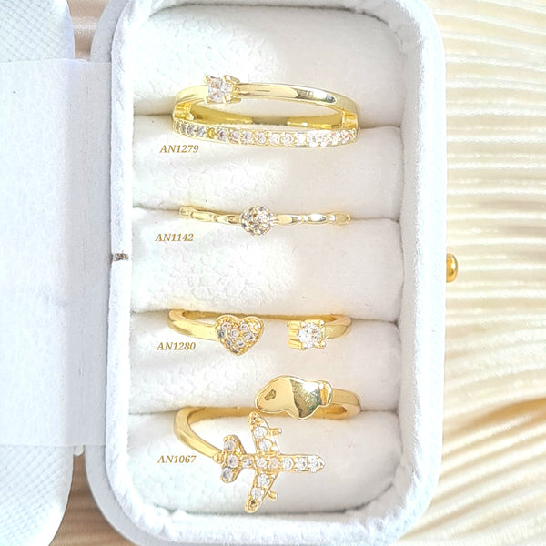 Anillos delgados con zircones