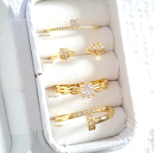 Anillos delgados con zircones