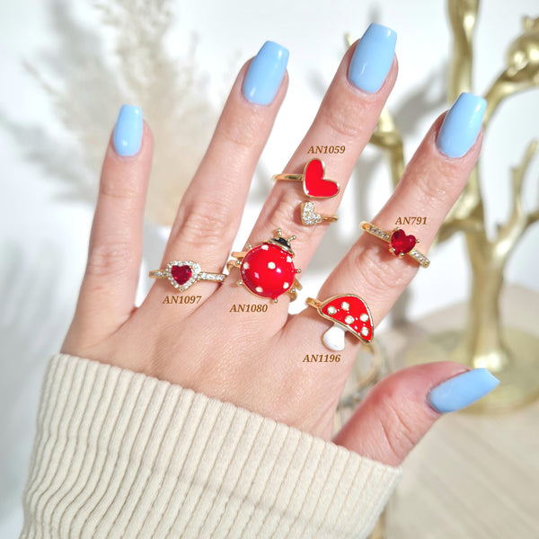 Anillos rojos