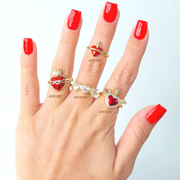 Anillos sagrado corazón
