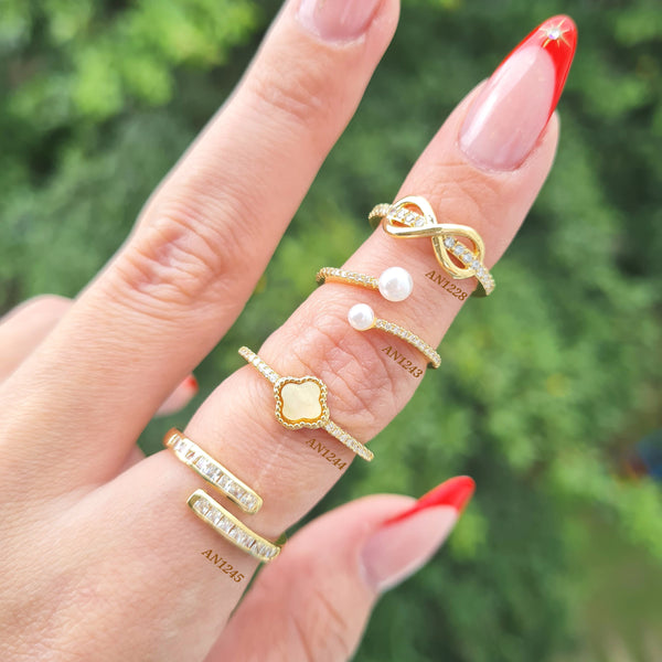 Anillos delgados con zircones