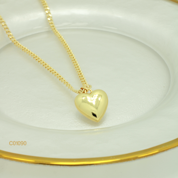 Cadena con corazón C01090