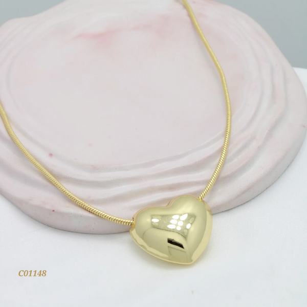 Cadena con corazón C01148