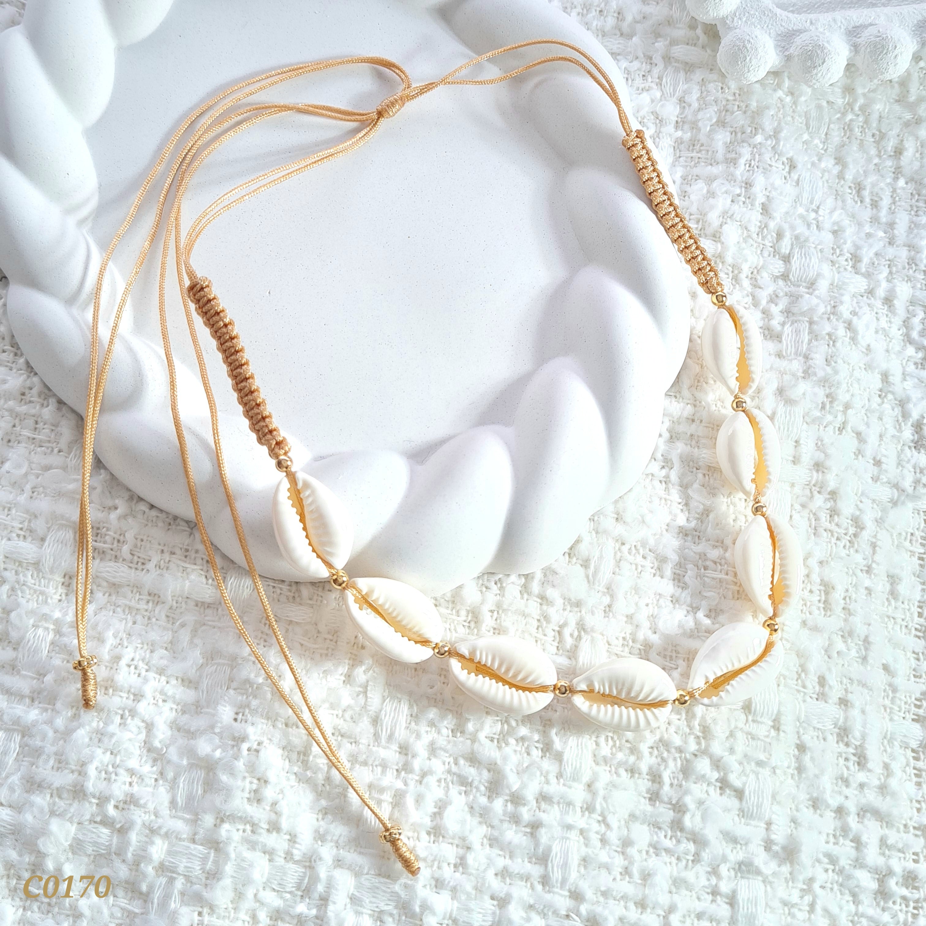 Collar gargantilla conchas de mar C0170 – vilbbao store