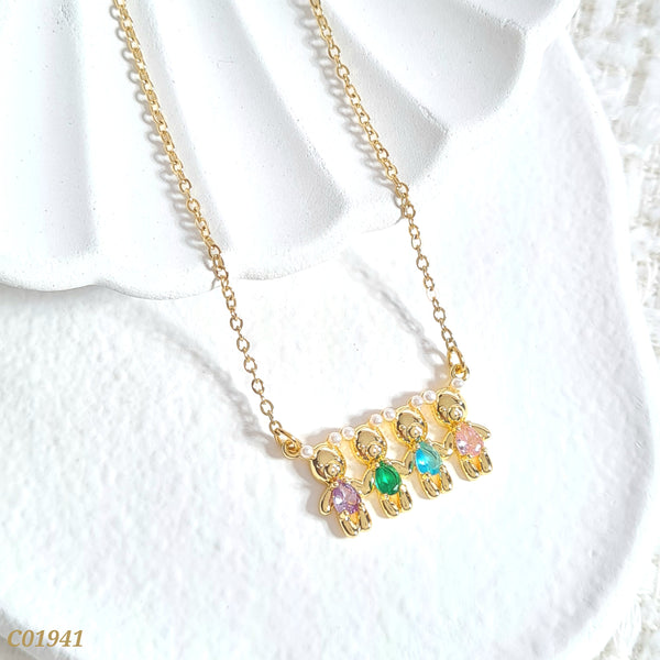 Cadena osos multicolor C01941