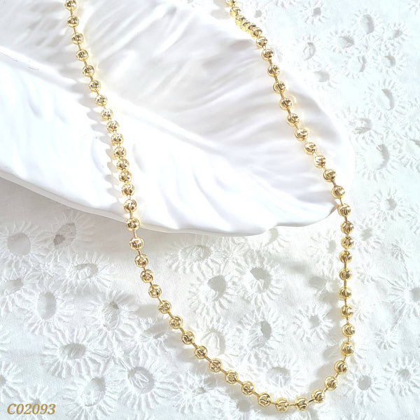 Cadena balines diamantados C02093