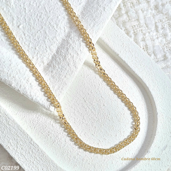 Cadena masculina tejido chino C02199