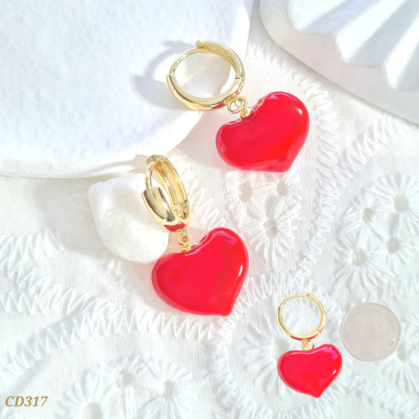 Candonga corazón rojo CD317