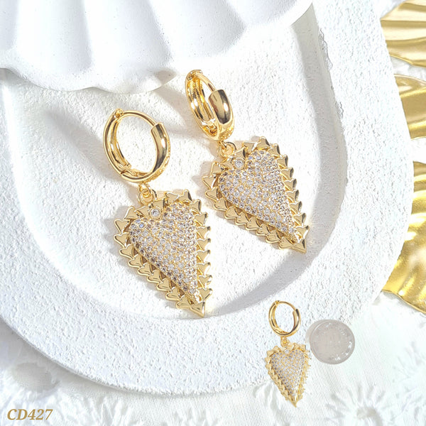 Candonga corazón zircones CD427