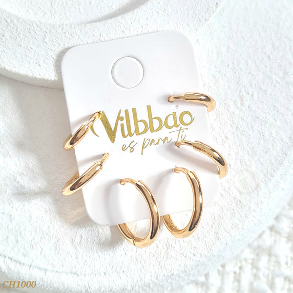 Set candongas multitamaño CH1000