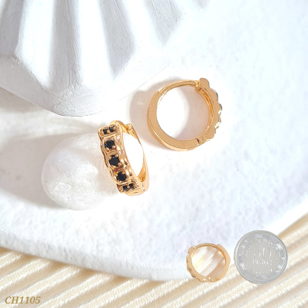 Candonga zircones negros CH1105