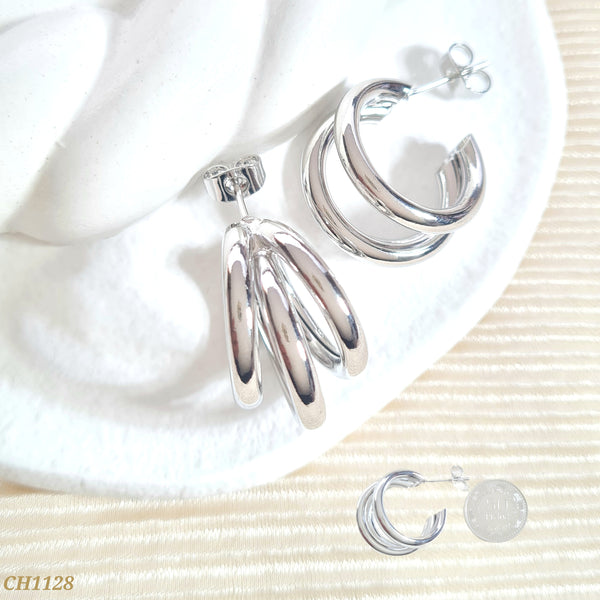 Candonga triple plateada CH1128