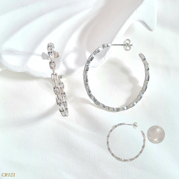 Candonga plateada eslabón CR121