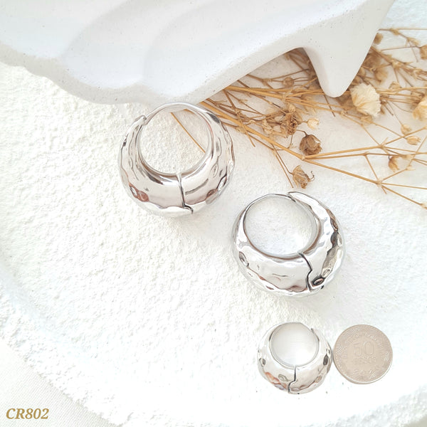 Candonga plateada con textura CR802