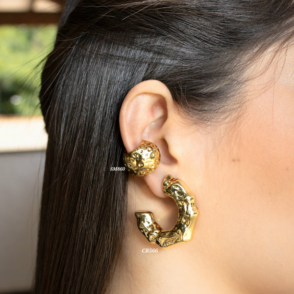 Candonga textura / Earcuff grande (cada uno)