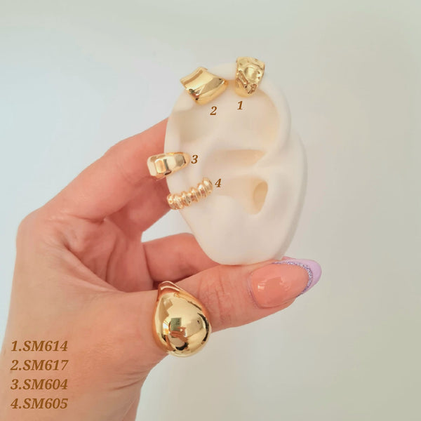 Earcuff con textura