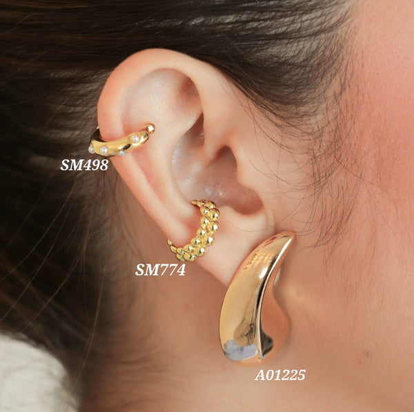 Earcuffs / arete gota curva