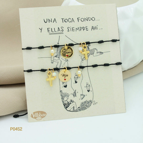 Pulseras madre e hija P0452