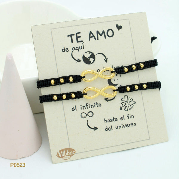 Pulseras infinito compartir P0523